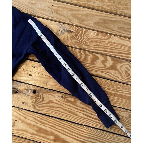 J Crew Sequin Detail Sweatshirt Size 2XS Women’s Navy - Picture 8 of 8